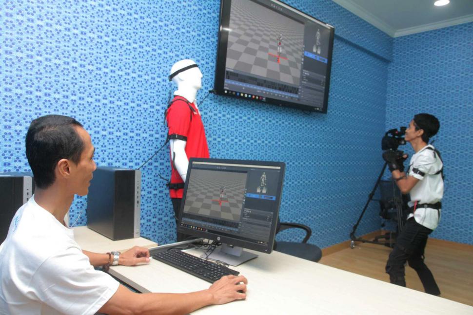 Suasana ruang Creative Room untuk animator muda Bekasi di Badan Balai Besar Pengembangan Latihan Kerja (BBPLKP) Bekasi, Jawa Barat, Jumat (16/11). (Suara.com/Fakhri Hermansyah)