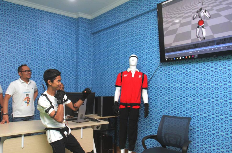 Suasana ruang Creative Room untuk animator muda Bekasi di Badan Balai Besar Pengembangan Latihan Kerja (BBPLKP) Bekasi, Jawa Barat, Jumat (16/11). (Suara.com/Fakhri Hermansyah)