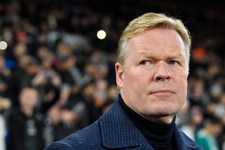 Pelatih Timnas Belanda, Ronald Koeman. [John MACDOUGALL / AFP]