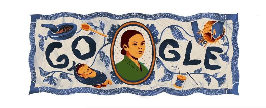 Doodle Maria Walanda Maramis. [Google] 