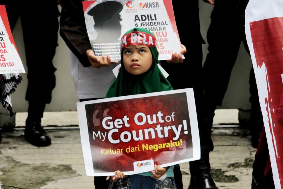 Aksi Dukungan untuk Etnis Rohingya Aksi Dukungan untuk Etnis Rohingya