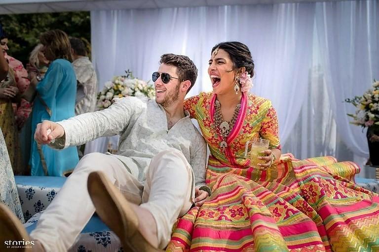 Priyanka Chopra dan Nick Jonas (Handout / RAINDROP MEDIA / AFP)