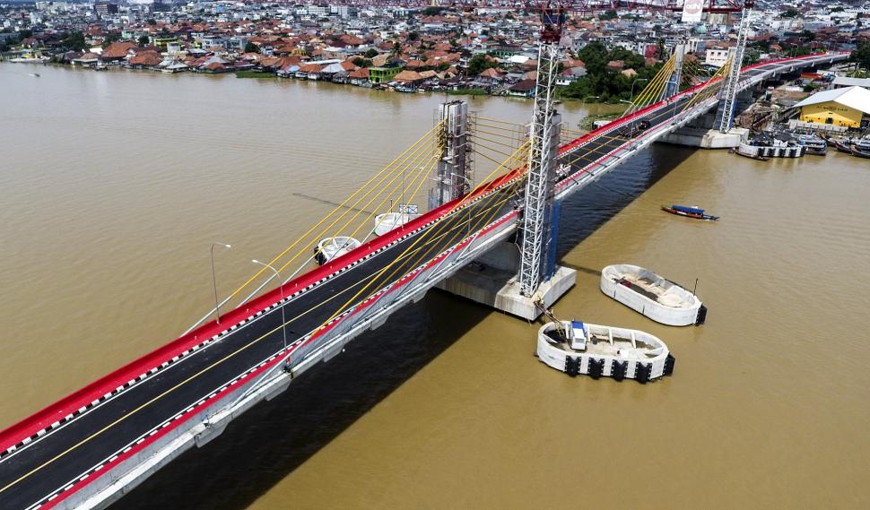 Pembangunan Jembatan Musi IV Rampung Pembangunan Jembatan Musi IV Rampung