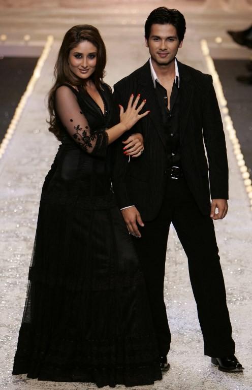 Kareena Kapoor dan Shahid Kapoor (Manan Vatsyayana / AFP)