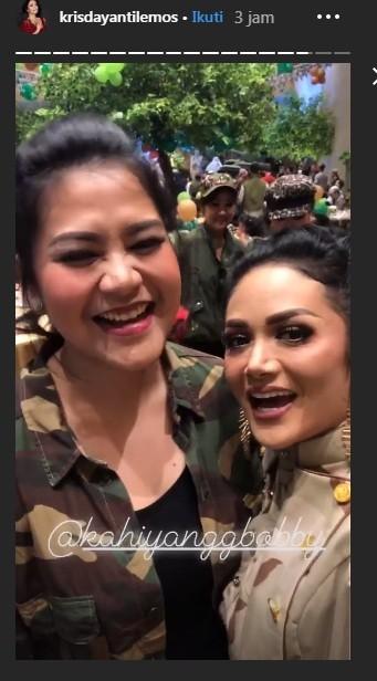 Kahiyang Ayu hadiri pesta ultah anak Krisdayanti [Instagram/krisdayantilemos]