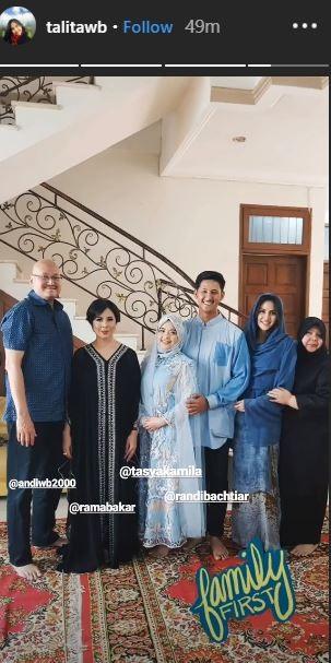 Tasya Kamila syukuran empat bulan kandungan. [instagram/talitawb]