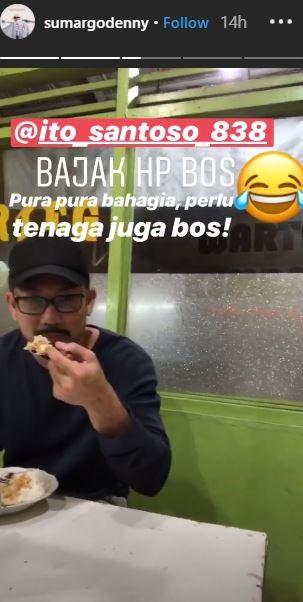 Denny Sumargo tak makan tiga hari gara-gara putus dari Dita Soedarjo? [instagram/sumargodenny]