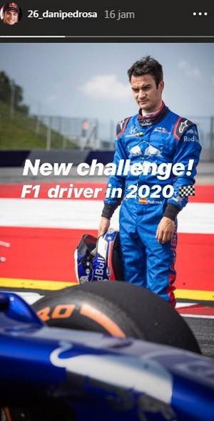 Insta Story Dani Pedrosa. [Instagram@26_danipedrosa]