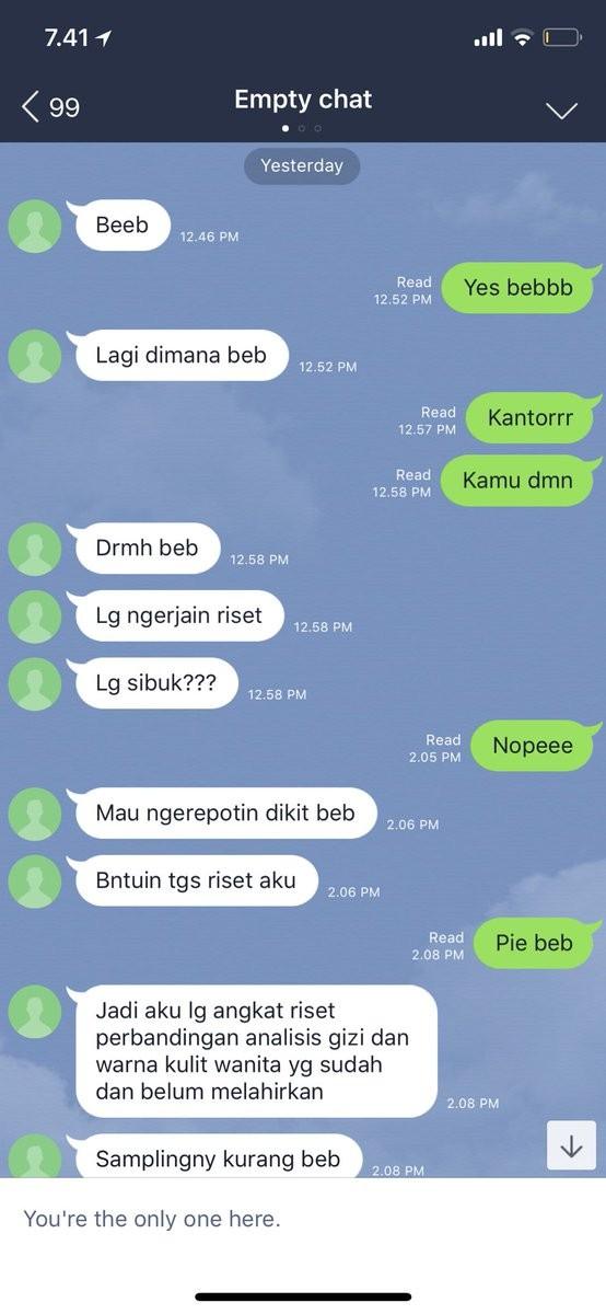 Begini Chat Pelaku Modus Minta Foto Bugil Yang Dikerjai Abis Abisan