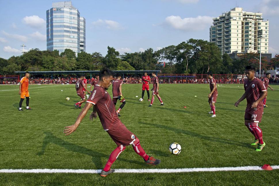 Begini Suasana Latihan Perdana Persija