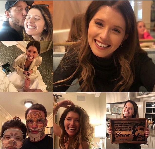 Chris Pratt dan Katherine Schwarzenegger. (Instagram)