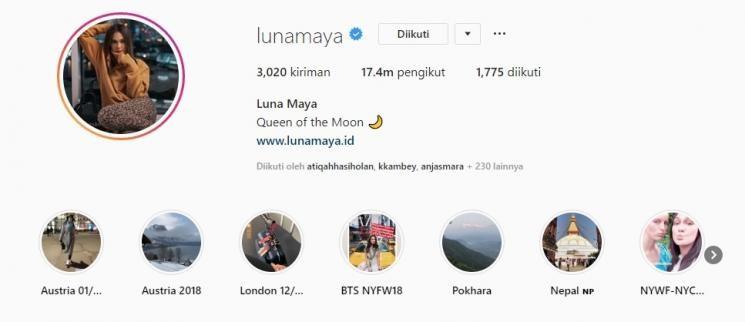 Pemilik akun Instagram dengan jumlah fantastis. [instagram]