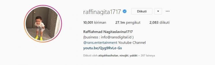 Pemilik akun Instagram dengan jumlah fantastis. [instagram]