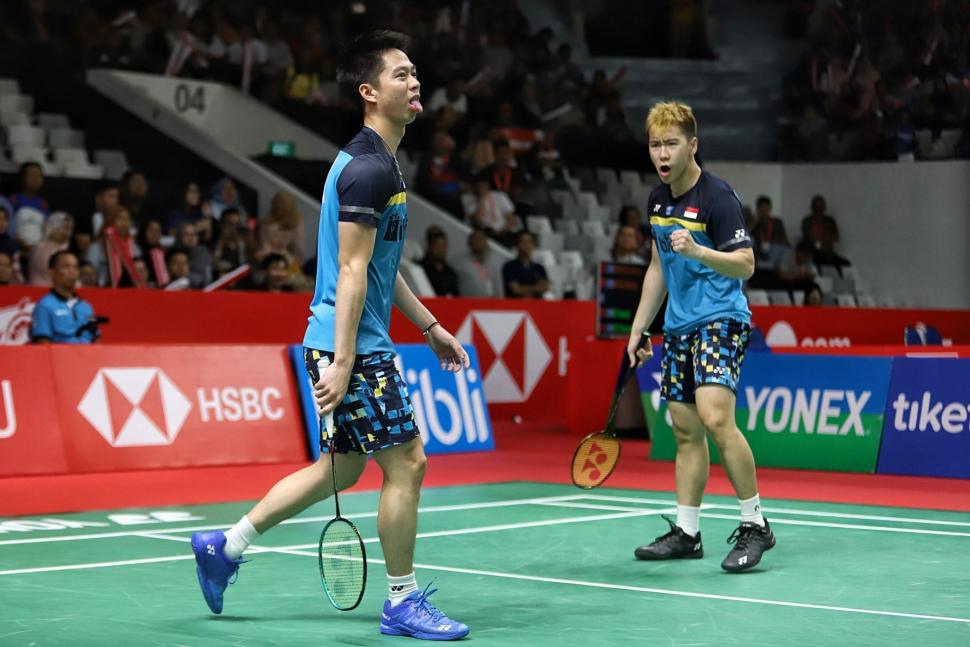Kevin/Marcus Melangkah ke Babak Kedua Kevin/Marcus Melangkah ke Babak Kedua