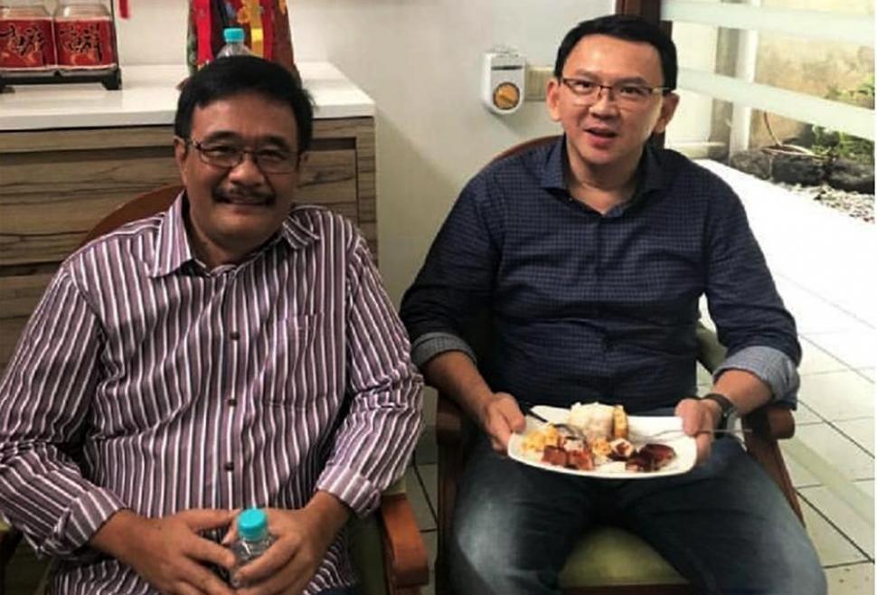 Djarot Bersama Istri Temui Ahok Djarot Bersama Istri Temui Ahok