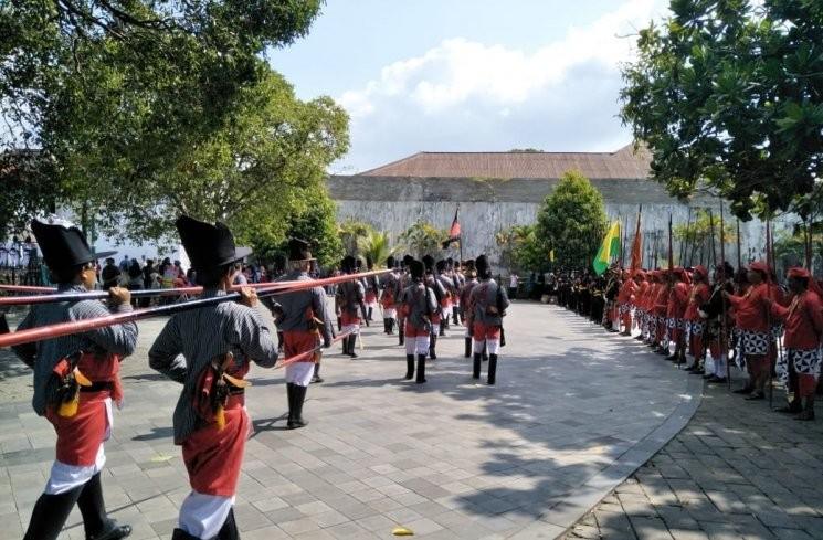 Tradisi Gunungan Grebeg Besar Idul Adha di Yogyakarta. (Guideku.com/Arendya)