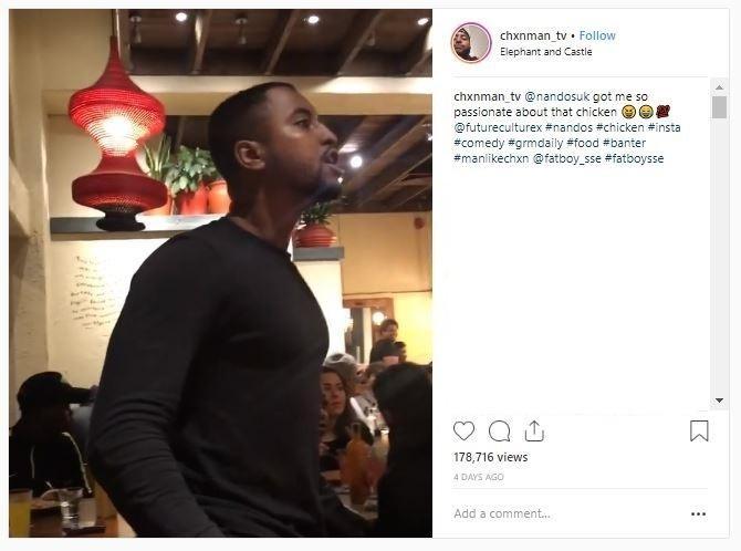 Video lelaki marah-marah di restoran jadi viral [ig @chxnman_tv]