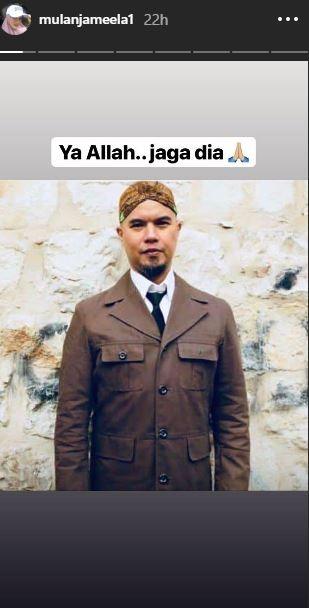 Posting Foto Ahmad Dhani, Mulan Jameela: Ya Allah, Jaga 