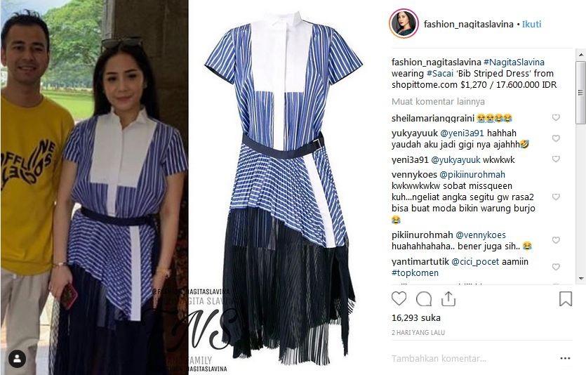 Baju Nagita Slavina [ig@fashion_nagitaslavina]