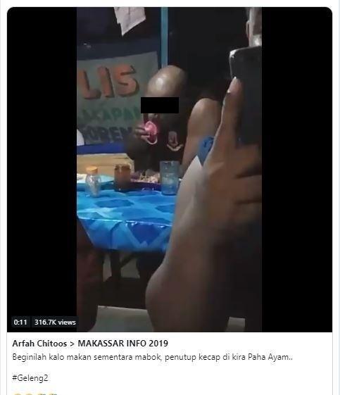 Makan Nasi Lauk Tutup Botol Kecap (twitter.com/juriglagu)