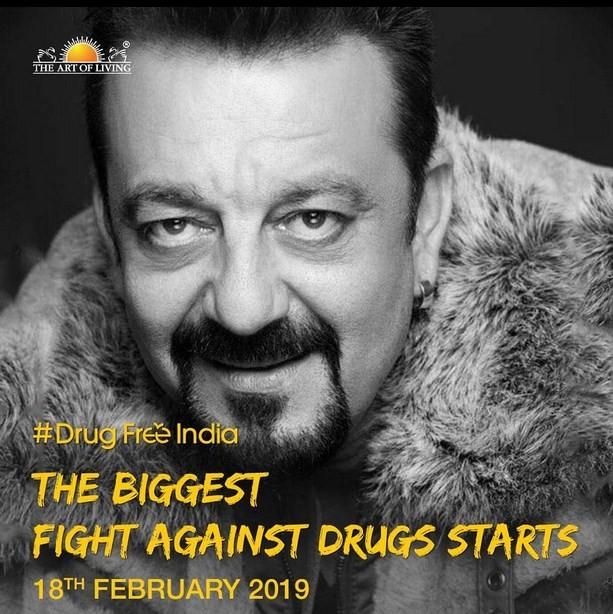 Sanjay Dutt mendukung kampanye anti narkoba di India. (Instagram Sanjay Dutt)