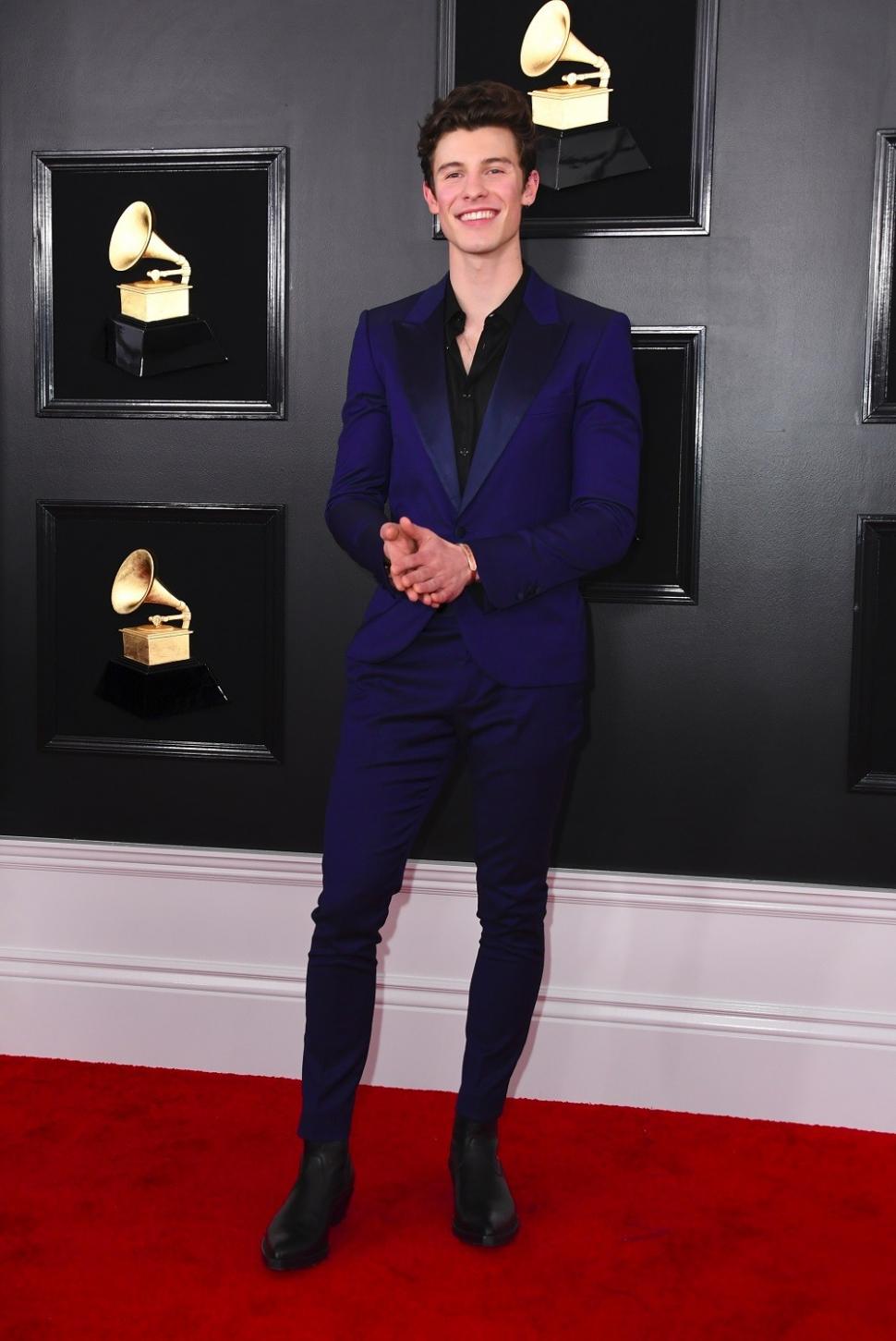 Para lelaki dengan busana terbaik di Grammy Awards 2019. (Dok. AFP Photo)