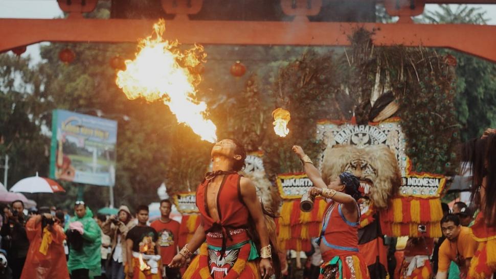 Cap Go Meh di Bogor. (Suara.com/Rambiga)