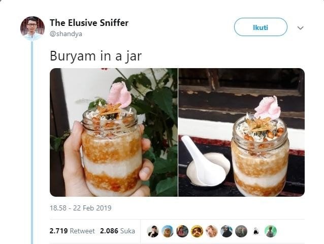 Kreasi Buryam in A Jar (twitter.com/shandya)