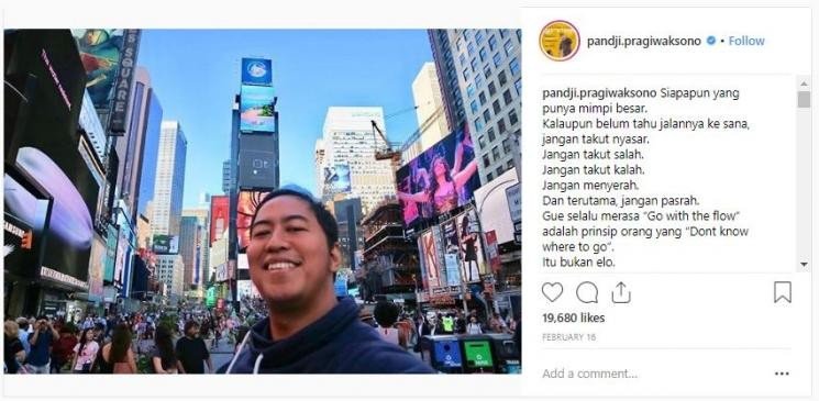 Pandji Pragiwaksono (instagram.com/pandji.pragiwaksono)