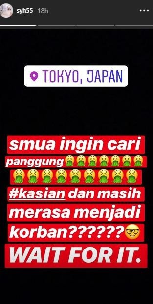 Adik Syahrini tampak begitu marah di Instagram Story-nya, kenapa? [instagram/syh55]