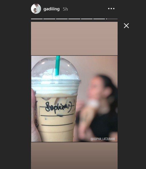 Gading Marten mengunggah foto bareng Sophia Latjuba. (Instagram)