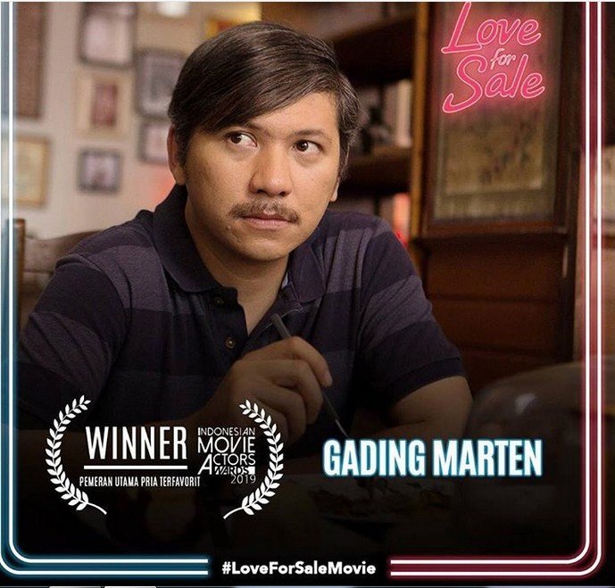 Penampilan Gading Marten di film Love for Sale. (Instagram)