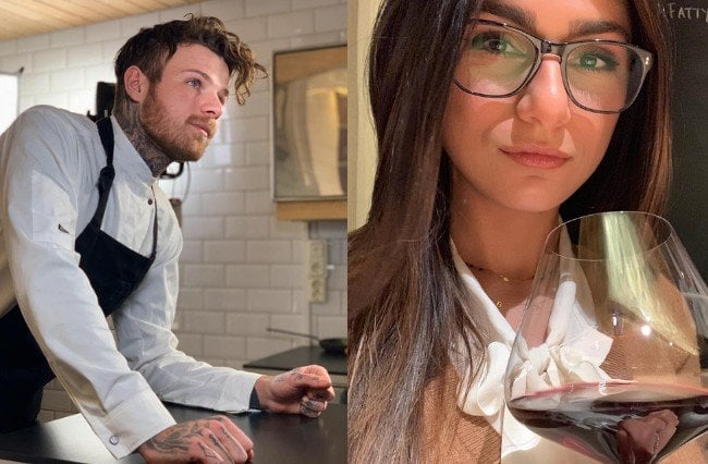 Bintang Video Dewasa Mia Khalifa Resmi Tunangan dengan Chef Ganteng. (Kolase instagram.com/miakhalifa)