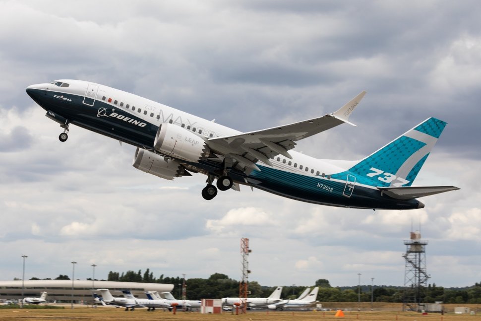 Boeing 737 Max 8 dipamerkan di Farnborough, Inggris pada Juli 2018. [Shutterstock]