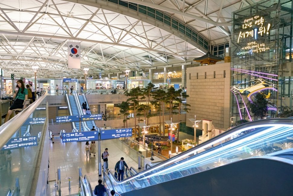 Bandara Incheon di Korea Selatan dinobatkan sebagai 10 besar bandara terbaik di dunia. (Shutterstock)