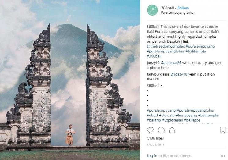 Pura Lempuyang Luhur di Bali. (Shutterstock)