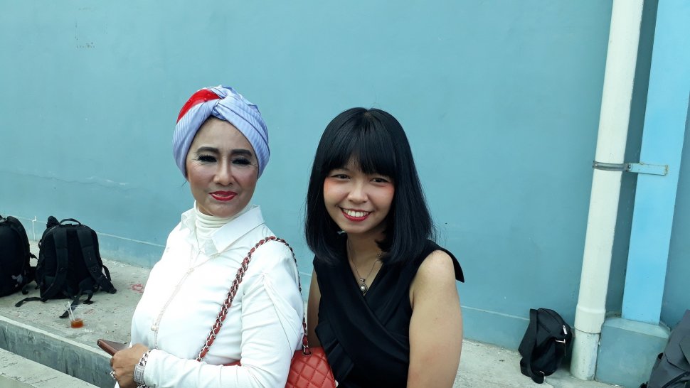 Tessa Mariska dan anaknya, Anggie Jhovany [Suara.com/Wahyu Tri Laksono]