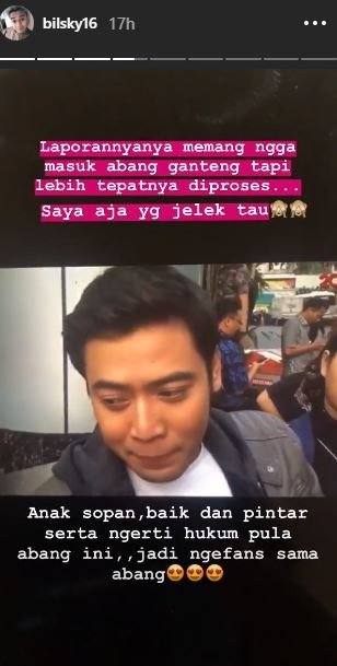 Billy Syahputra menanggapi pernyataan Kriss Hatta. [instagram/bilsky16]