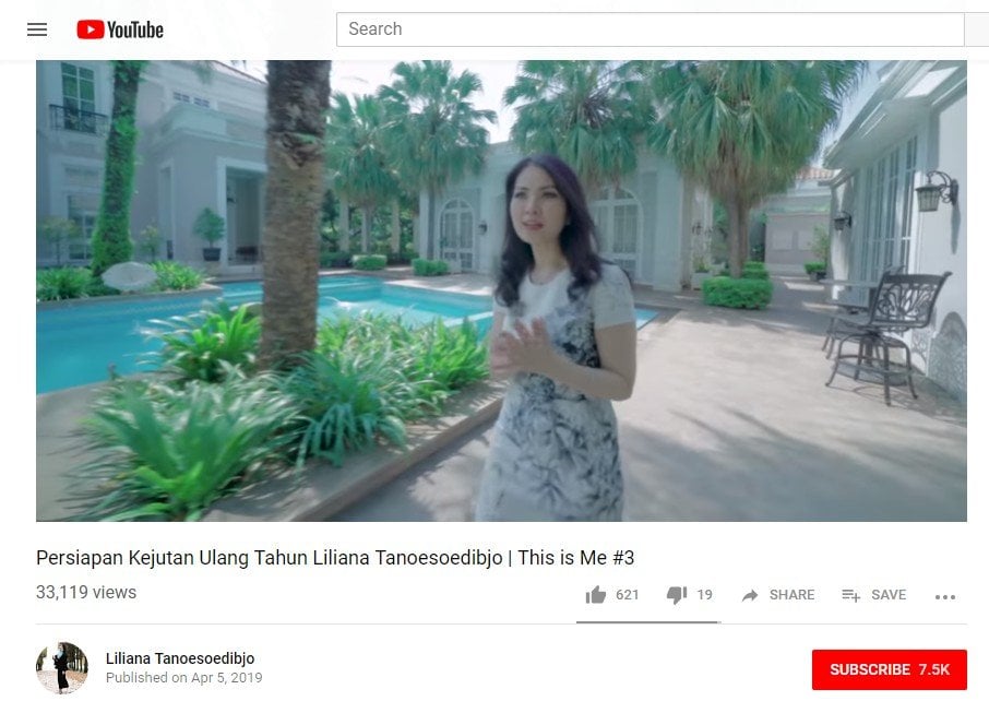 Liliana Tanoesoedibjo Dapat Kue Ultah, Netizen Gagal Fokus ke Hal Ini. (Tangkapan layar Youtube/Liliana Tanoesoedibjo)