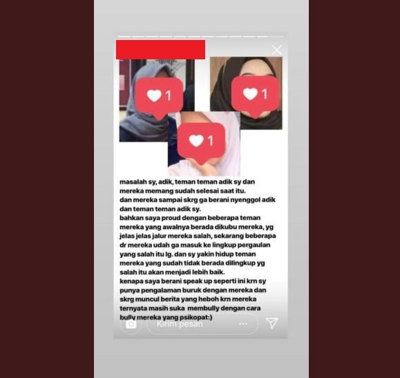 Curhat warganet soal korban lain penganiaya Audrey. [Twitter]