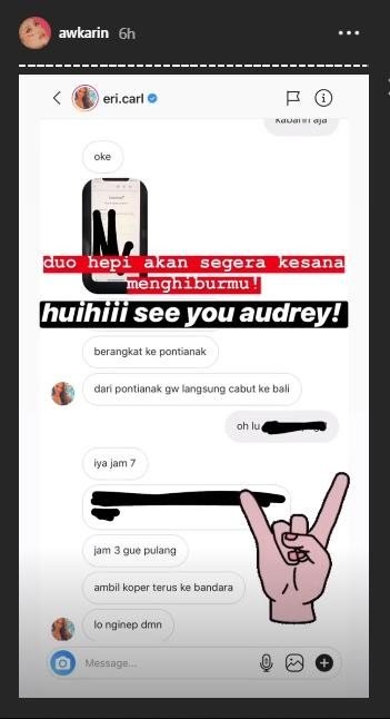 Dukungan selebritis terhadap Audrey, korban bullying di Pontianak, Kalimantan Barat. [instagram]