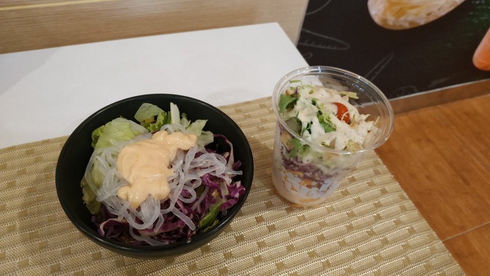 Hokben hadirkan dua menu salad baru. (Suara.com/Firsta Nodia)