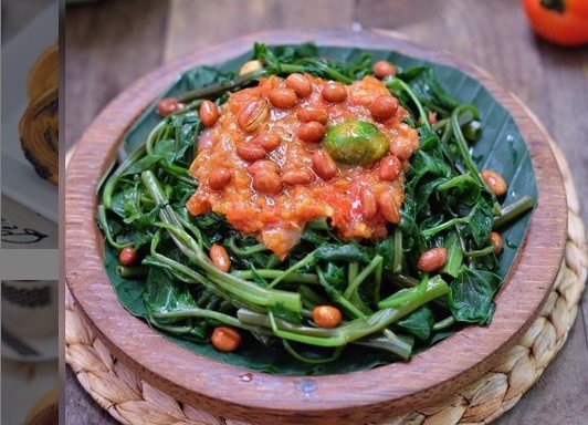 Resep Plecing Kangkung. (Instagram/@susi.agung)