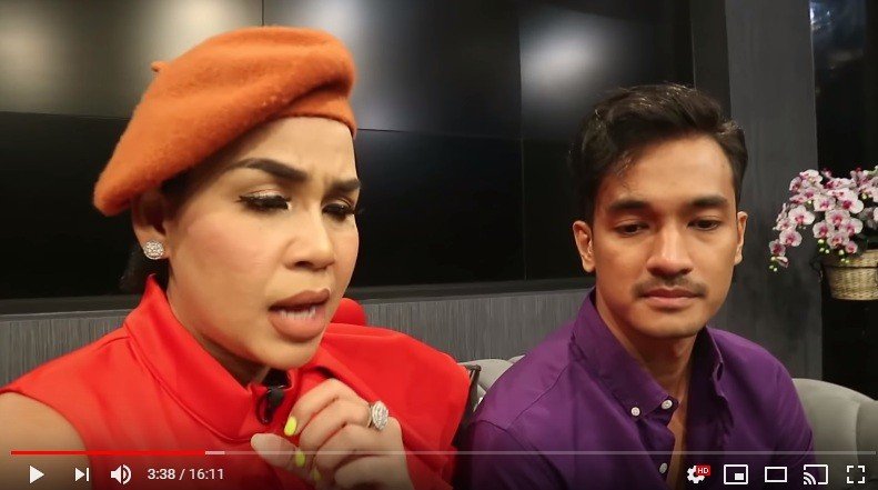 Melaney Ricardo dan mantan pacar Vanessa Angel, Bibi Ardiansyah [YouTube/Melaney Ricardo]