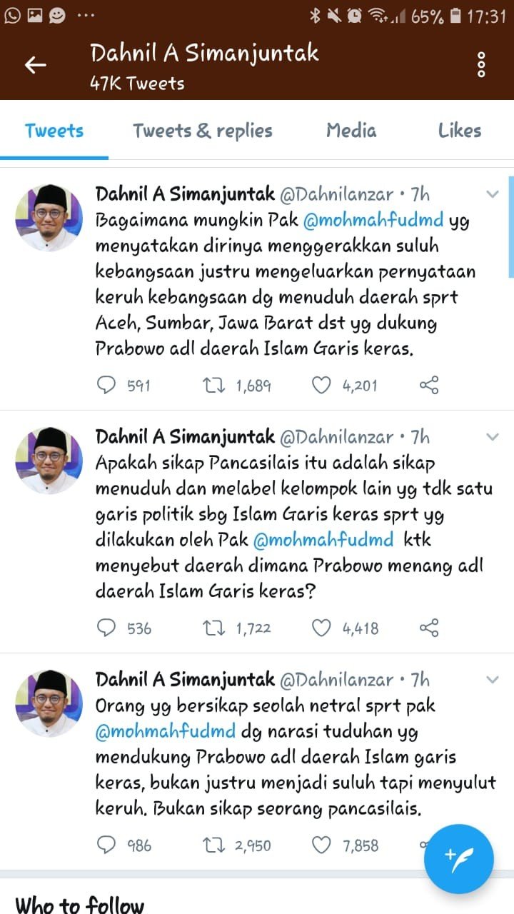 Cuitan Dahnil Anzar