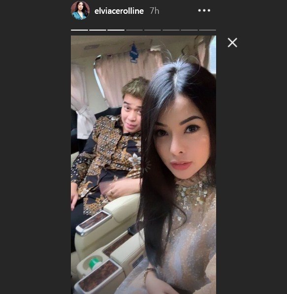 Billy Syahputra dan Elvia Carolline. [Instagram]