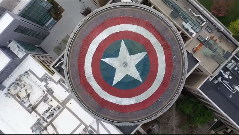 Kubah MIT jadi tameng Captain America (youtube.com/Raymond Huffman)