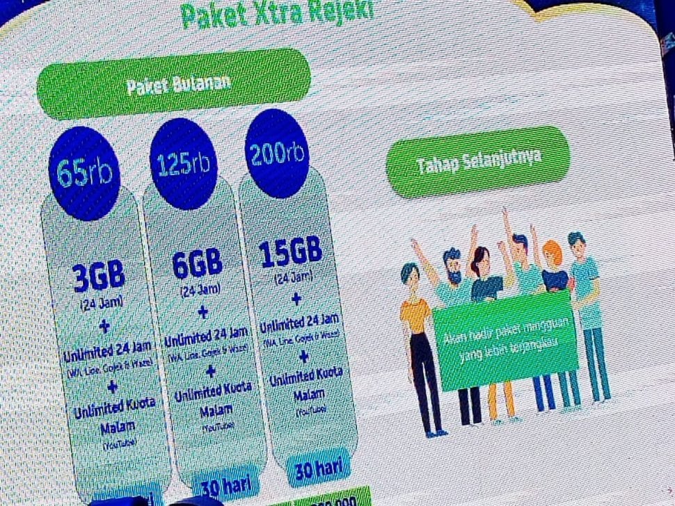 Paket “Xtra Rejeki” XL [Dythia Novianty/Suara.com]