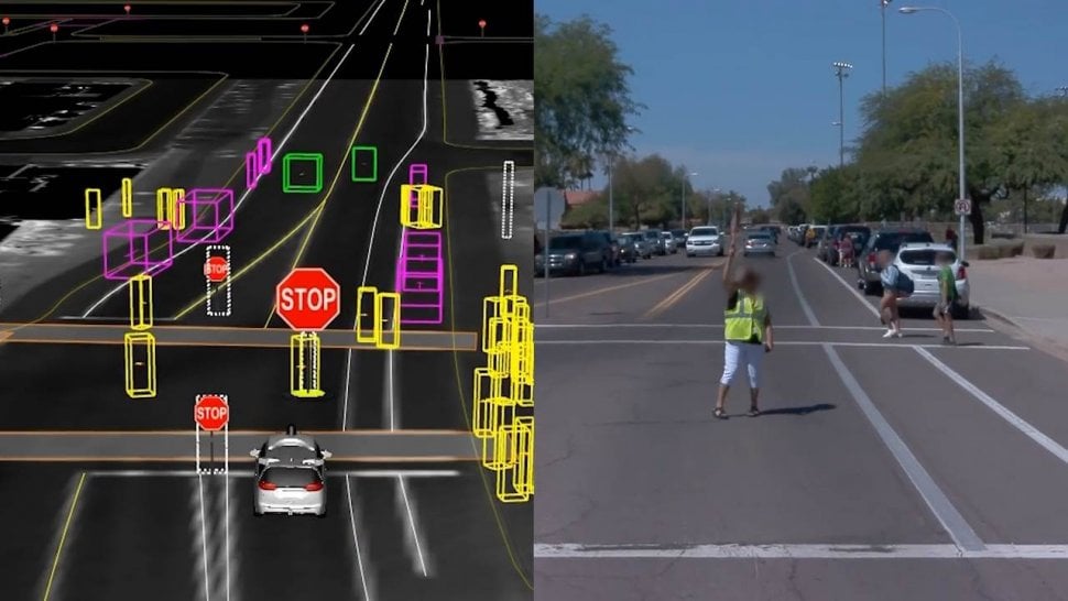 Seperti di Film Fiksi, Inilah Benda dan Objek yang Dilihat Mobil Otonom. (YouTube/Waymo)