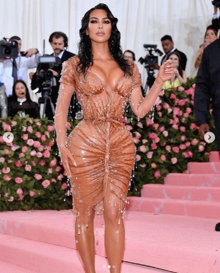 Kim Kardashian di Met Gala 2019. (Instagram/@kimkardashian)